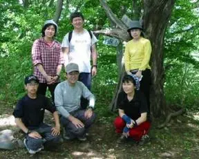 月居山山頂にて 月居山山頂にて