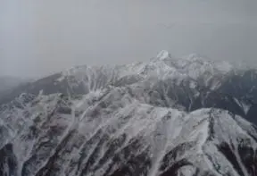甲斐駒山頂から北岳・間ノ岳を望む 甲斐駒山頂から北岳・間ノ岳を望む